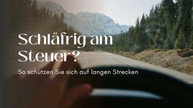 Müdigkeit Am Steuer Blog Banner Bild