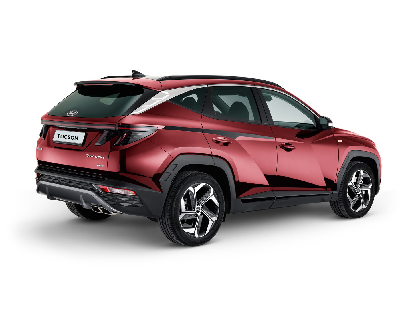 Seitenschutzleisten-Satz für Hyundai Tucson NX4 HEV 2020/12- - AUTOPLUS  Zubehör