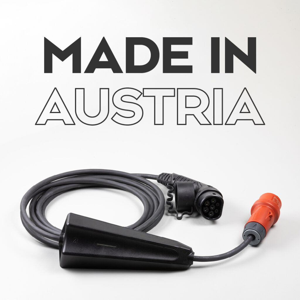NEcharge One Ladekabel Made in Austria